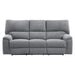 Homelegance Dickinson Power Reclining Fabric Sofa 9413CC-3PWH IMAGE 1