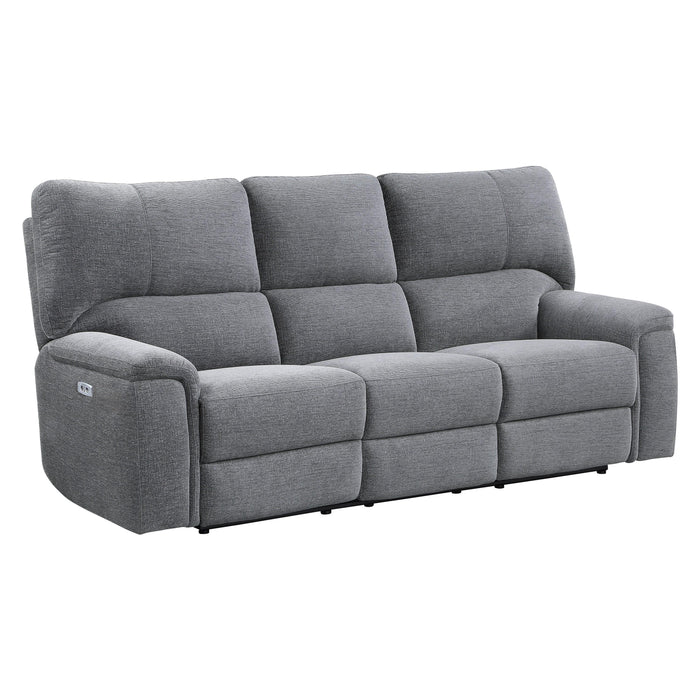 Homelegance Dickinson Power Reclining Fabric Sofa 9413CC-3PWH IMAGE 2