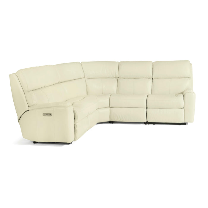 Flexsteel Rio Power Reclining Leather 5 pc Sectional 3904-57H 824-11/3904-59H 824-11/3904-23 824-11/3904-19 824-11/3904-58H 824-11 IMAGE 1