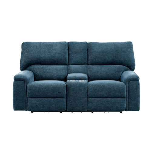 Homelegance Dickinson Power Reclining Fabric Loveseat 9413IN-2PWH IMAGE 1