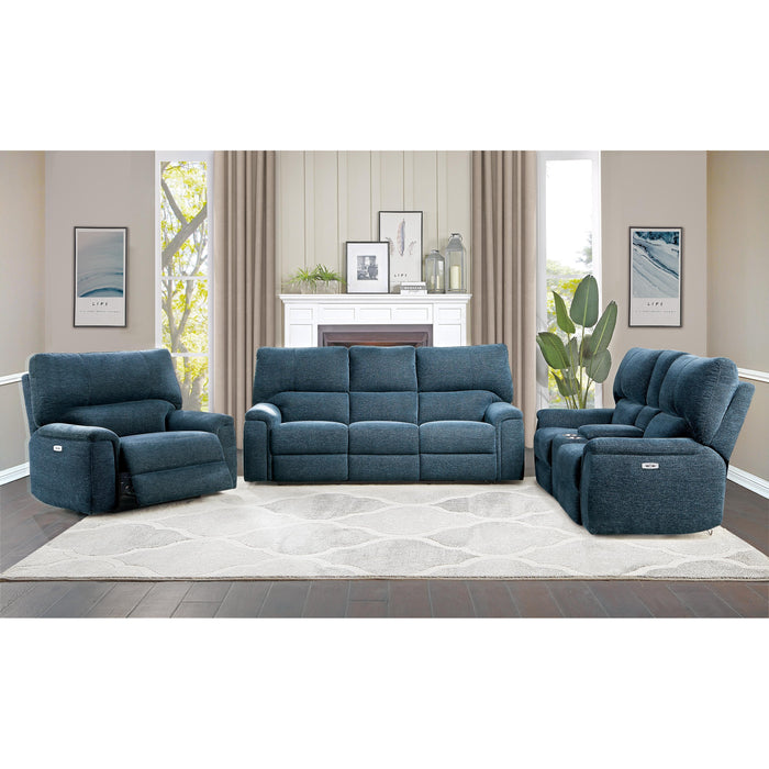 Homelegance Dickinson Power Reclining Fabric Loveseat 9413IN-2PWH IMAGE 6