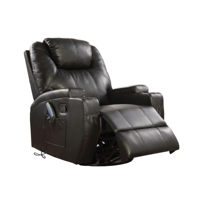 Acme Furniture Waterlily Swivel Rocker Polyurethane Recliner 59277 IMAGE 1