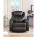 Acme Furniture Waterlily Swivel Rocker Polyurethane Recliner 59277 IMAGE 4