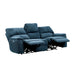 Homelegance Dickinson Power Reclining Fabric Sofa 9413IN-3PWH IMAGE 3