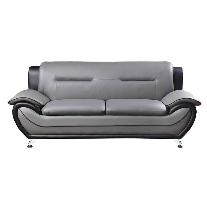 Homelegance Matteo Stationary Leather Look Sofa 9419-3 IMAGE 1