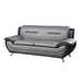 Homelegance Matteo Stationary Leather Look Sofa 9419-3 IMAGE 2