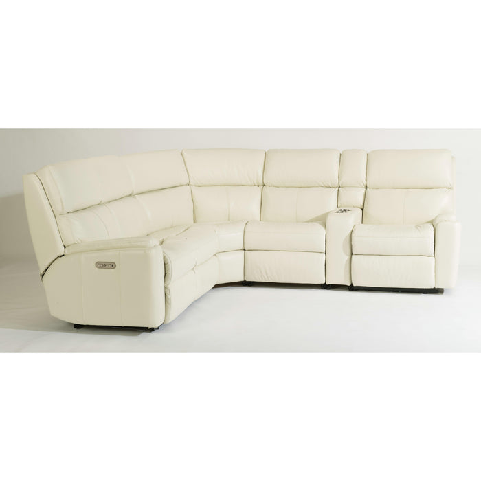 Flexsteel Rio Reclining Leather 6 pc Sectional 3904-57 824-11/3904-59 824-11/3904-23 824-11/3904-19 824-11/3904-72 824-11/3904-58 824-11 IMAGE 1