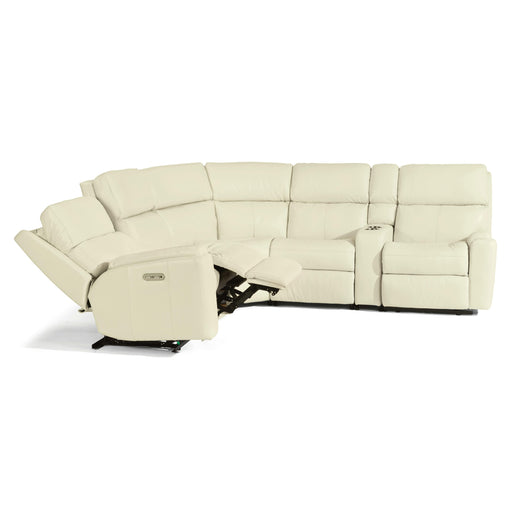 Flexsteel Rio Reclining Leather 6 pc Sectional 3904-57 824-11/3904-59 824-11/3904-23 824-11/3904-19 824-11/3904-72 824-11/3904-58 824-11 IMAGE 2