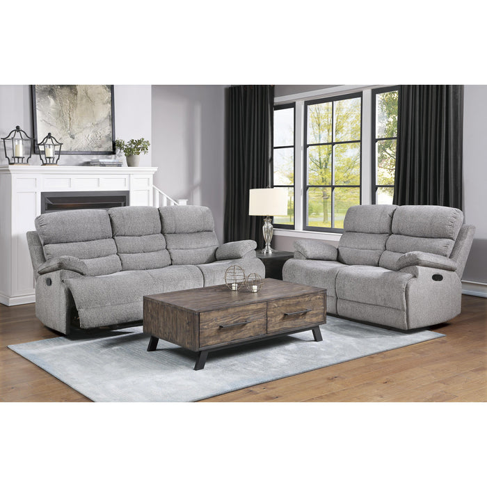 Homelegance Sherbrook Reclining Fabric Loveseat 9422FS-2 IMAGE 6