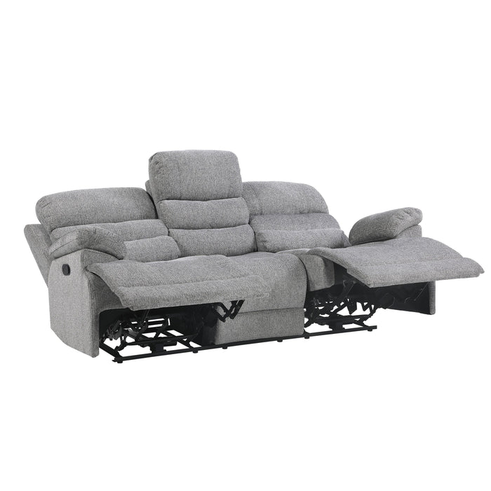 Homelegance Sherbrook Reclining Fabric Sofa 9422FS-3 IMAGE 3