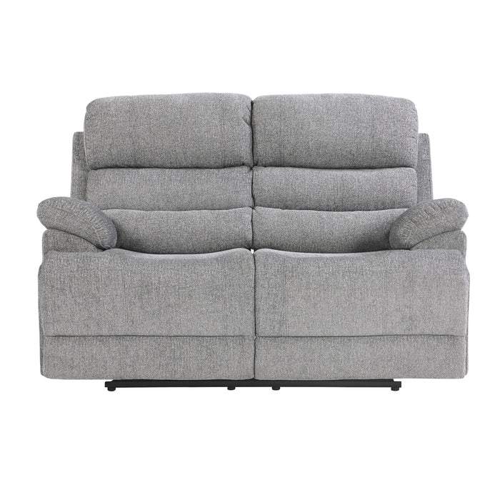 Homelegance Sherbrook Power Reclining Fabric Loveseat 9422FS-2PWH IMAGE 1