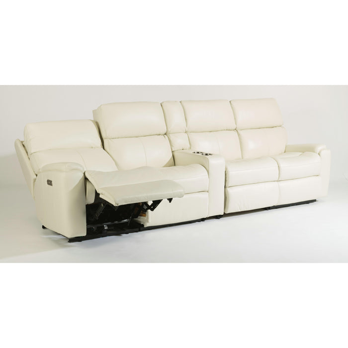 Flexsteel Rio Power Reclining Leather 5 pc Sectional 3904-57H-824-11/3904-58H-824-11/3904-59H-824-11/3904-59H-824-11/3904-72-824-11 IMAGE 2