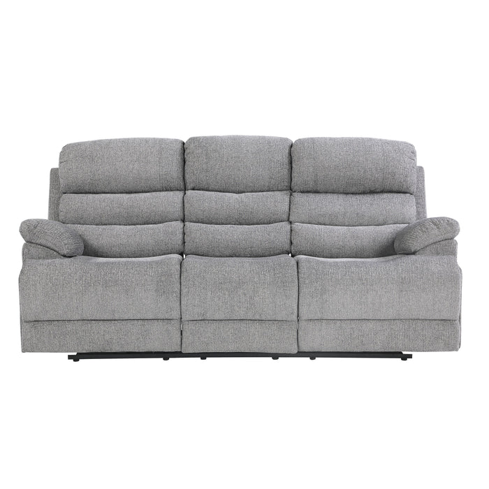 Homelegance Sherbrook Power Reclining Fabric Sofa 9422FS-3PWH IMAGE 1