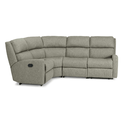 Flexsteel Catalina Reclining Fabric 4 pc Sectional 2900-57-145-01/2900-58-145-01/2900-23-145-01/2900-19-145-01 IMAGE 1