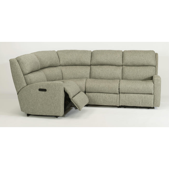 Flexsteel Catalina Power Reclining Fabric 4 pc Sectional 2900-57H-145-01/2900-58H-145-01/2900-23-145-01/2900-19-145-01 IMAGE 2