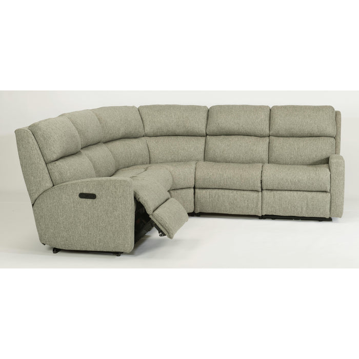 Flexsteel Catalina Power Reclining Fabric 5 pc Sectional 2900-57H-145-01/2900-58H-145-01/2900-59H-145-01/2900-23-145-01/2900-19-145-01 IMAGE 2