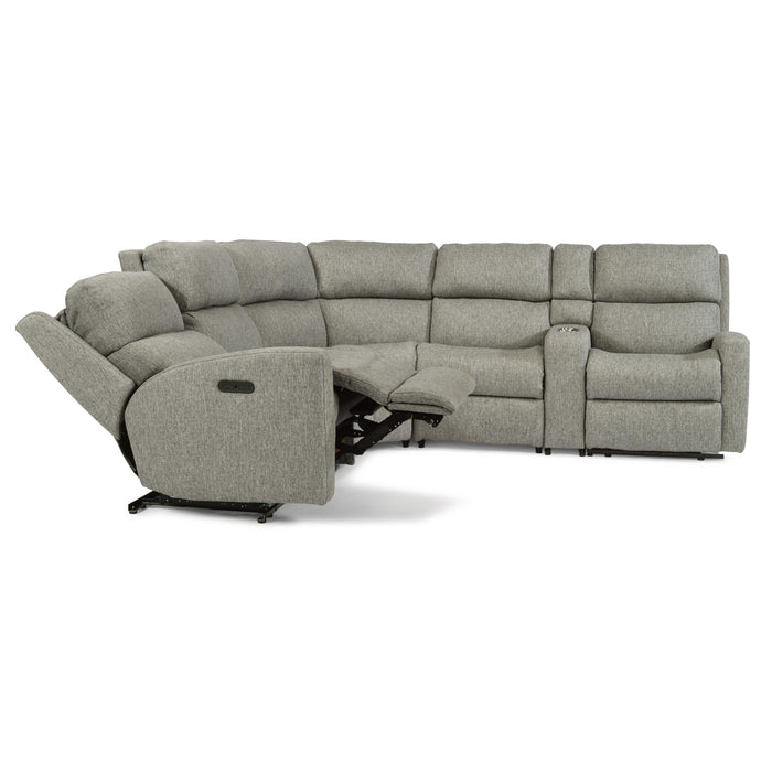 Flexsteel Catalina Reclining Fabric 6 pc Sectional 2900-57-145-01/2900-58-145-01/2900-59-145-01/2900-19-145-01/2900-23-145-01/2900-72-145-01 IMAGE 2