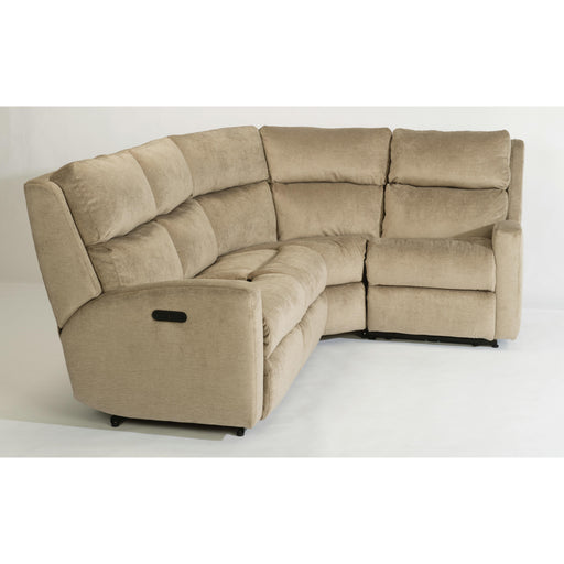 Flexsteel Catalina Reclining Fabric 4 pc Sectional 2900-57-723-80/2900-58-723-80/2900-19-723-80/2900-23-723-80 IMAGE 1