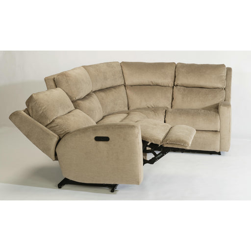 Flexsteel Catalina Reclining Fabric 4 pc Sectional 2900-57-723-80/2900-58-723-80/2900-19-723-80/2900-23-723-80 IMAGE 2