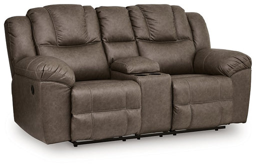 Lowilla Reclining Loveseat with Console - BWO Furniture & Mattresses