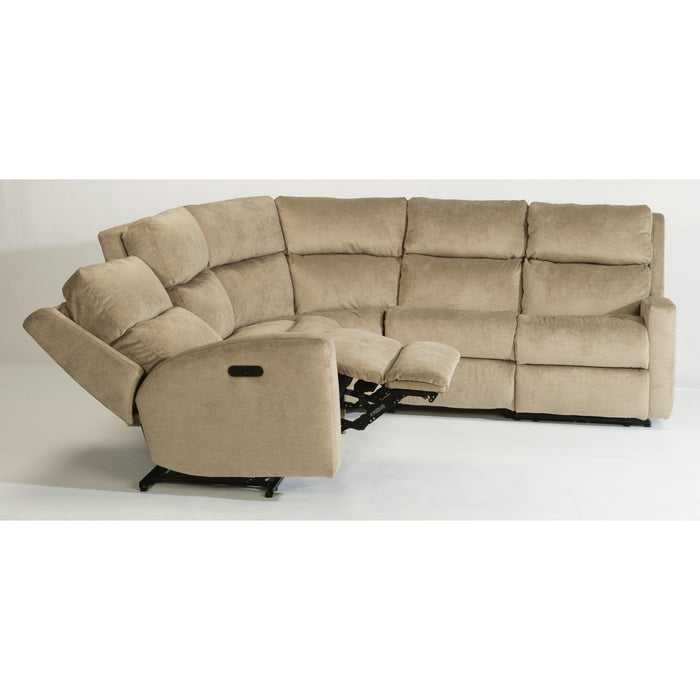 Flexsteel Catalina Reclining Fabric 5 pc Sectional 2900-57-723-80/2900-58-723-80/2900-59-723-80/2900-19-723-80/2900-23-723-80 IMAGE 2