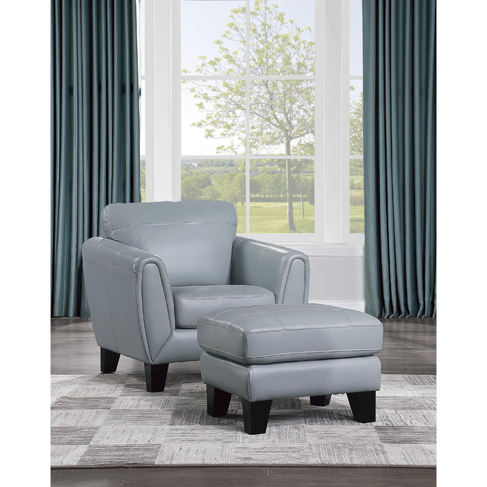 Homelegance Spivey Stationary Leather Chair 9460AQ-1 IMAGE 5