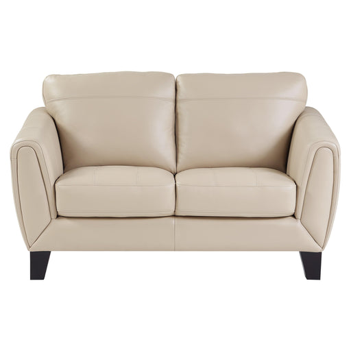 Homelegance Spivey Stationary Leather Loveseat 9460BE-2 IMAGE 1