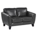 Homelegance Spivey Stationary Leather Loveseat 9460DG-2 IMAGE 2