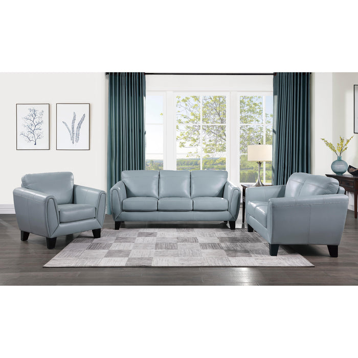 Homelegance Spivey Stationary Leather Sofa 9460AQ-3 IMAGE 4