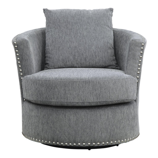 Homelegance Morelia Swivel Fabric Chair 9468DG-1 IMAGE 1