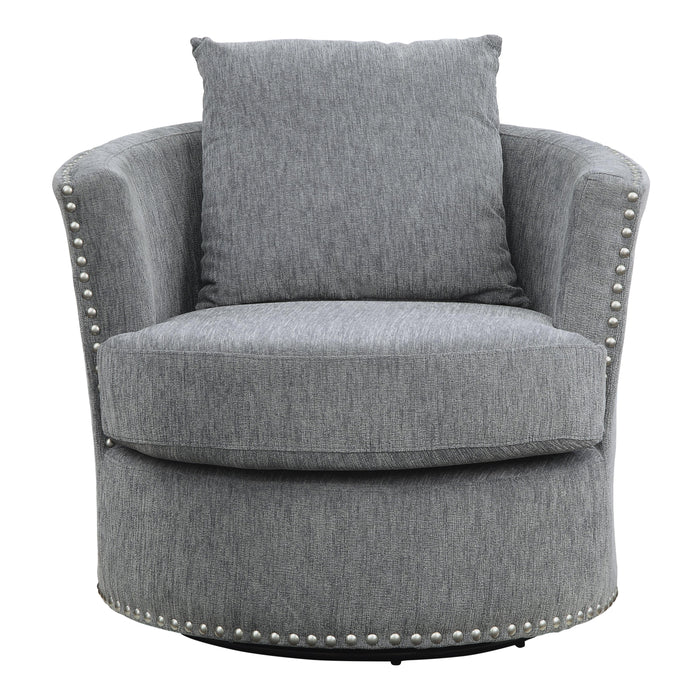 Homelegance Morelia Swivel Fabric Chair 9468DG-1 IMAGE 1