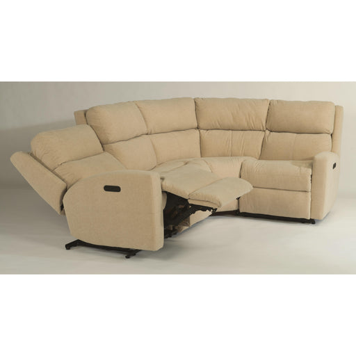 Flexsteel Catalina Reclining Fabric 4 pc Sectional 3900-57-023-80/3900-58-023-80/3900-19-023-80/3900-23-023-80 IMAGE 2