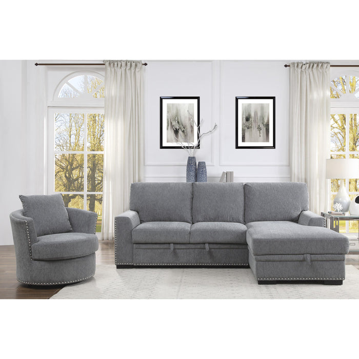 Homelegance Morelia Fabric 2 pc Sectional 9468DG*2RC2L IMAGE 7