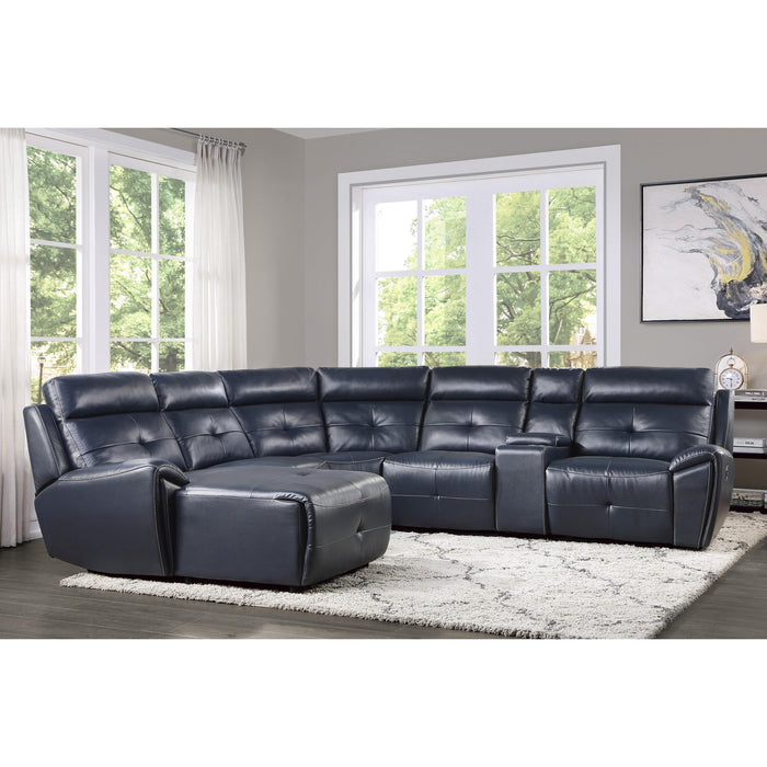 Homelegance Avenue Reclining 6 pc Sectional 9469NVB*6LCRR IMAGE 4