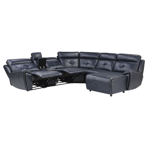 Homelegance Avenue Reclining 6 pc Sectional 9469NVB*6LRRC IMAGE 2