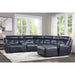 Homelegance Avenue Reclining 6 pc Sectional 9469NVB*6LRRC IMAGE 4