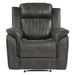 Homelegance Centeroak Fabric Recliner 9479BRG-1 IMAGE 1