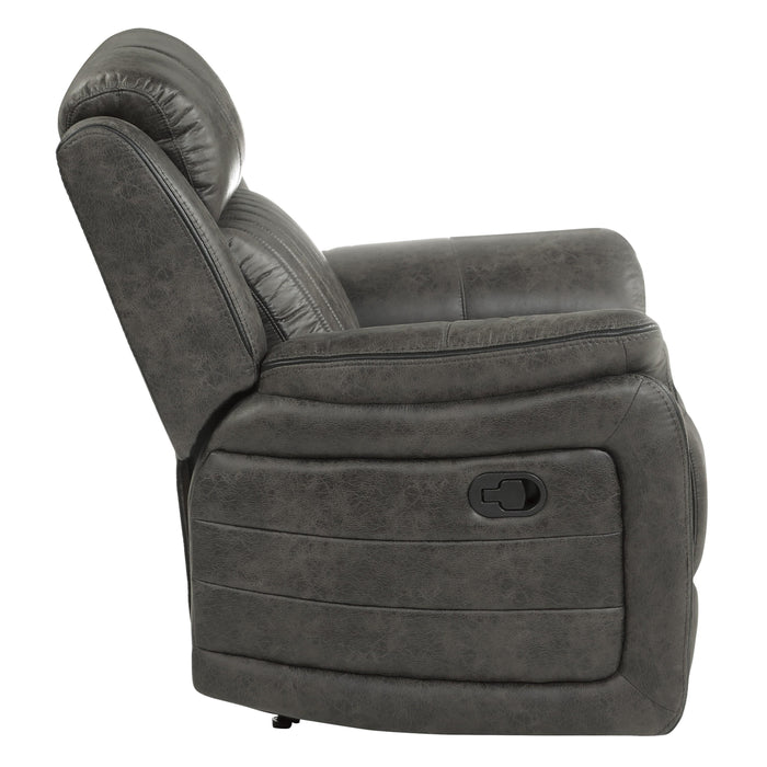 Homelegance Centeroak Fabric Recliner 9479BRG-1 IMAGE 3