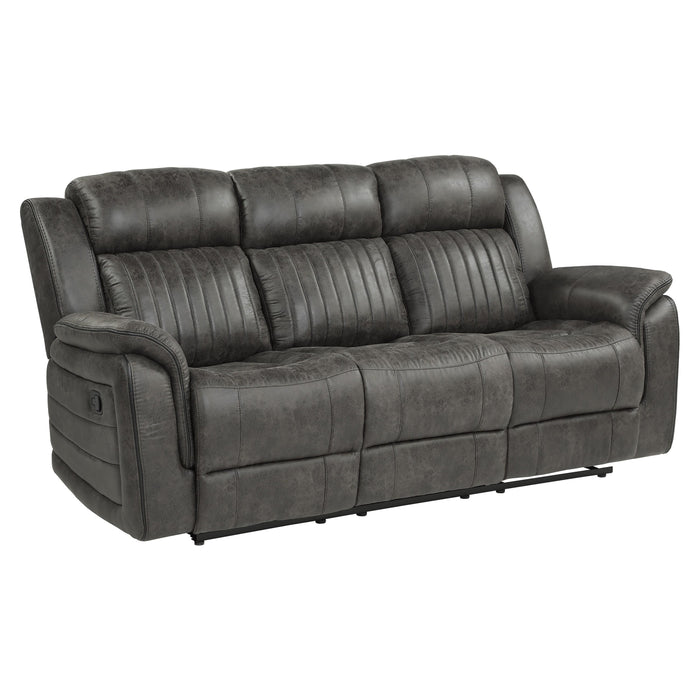 Homelegance Centeroak Reclining Fabric Sofa 9479BRG-3 IMAGE 2