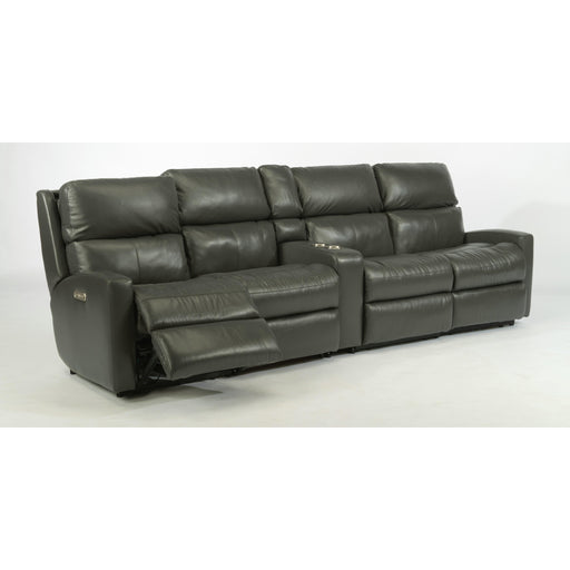 Flexsteel Catalina Power Reclining Leather 5 pc Sectional 3900-57M-824-02/3900-58M-824-02/3900-19-824-02/3900-19-824-02/3900-72-824-02 IMAGE 2