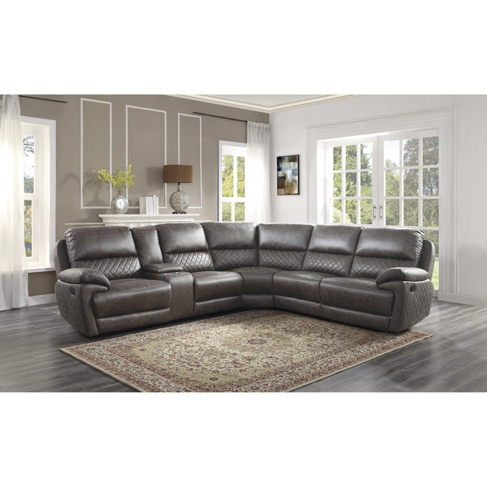 Homelegance Knoxville Reclining Fabric 3 pc Sectional 9510*SC IMAGE 5