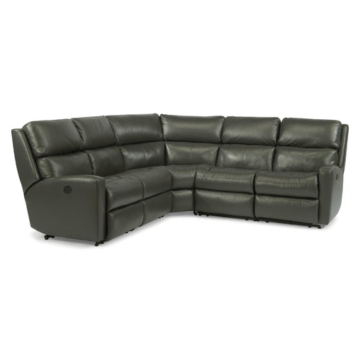 Flexsteel Catalina Power Reclining Leather 5 pc Sectional 3900-57M-824-02/3900-58M-824-02/3900-59M-824-02/3900-19-824-02/3900-23-824-02 IMAGE 1