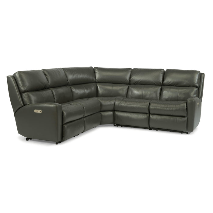 Flexsteel Catalina Power Reclining Leather 5 pc Sectional 3900-57H-824-02/3900-58H-824-02/3900-59H-824-02/3900-19-824-02/3900-23-824-02 IMAGE 1