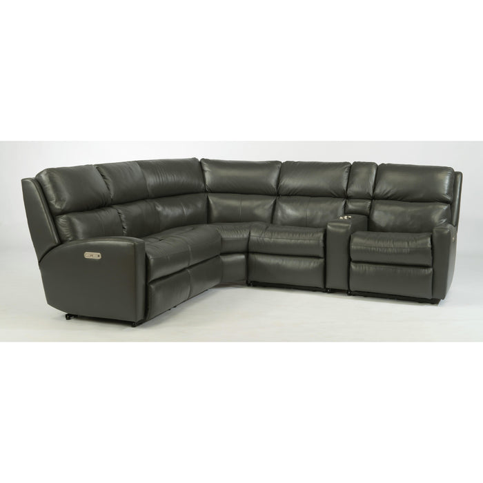 Flexsteel Catalina Reclining Leather 6 pc Sectional 3900-57-824-02/3900-58-824-02/3900-59-824-02/3900-19-824-02/3900-23-824-02/3900-72-824-02 IMAGE 1