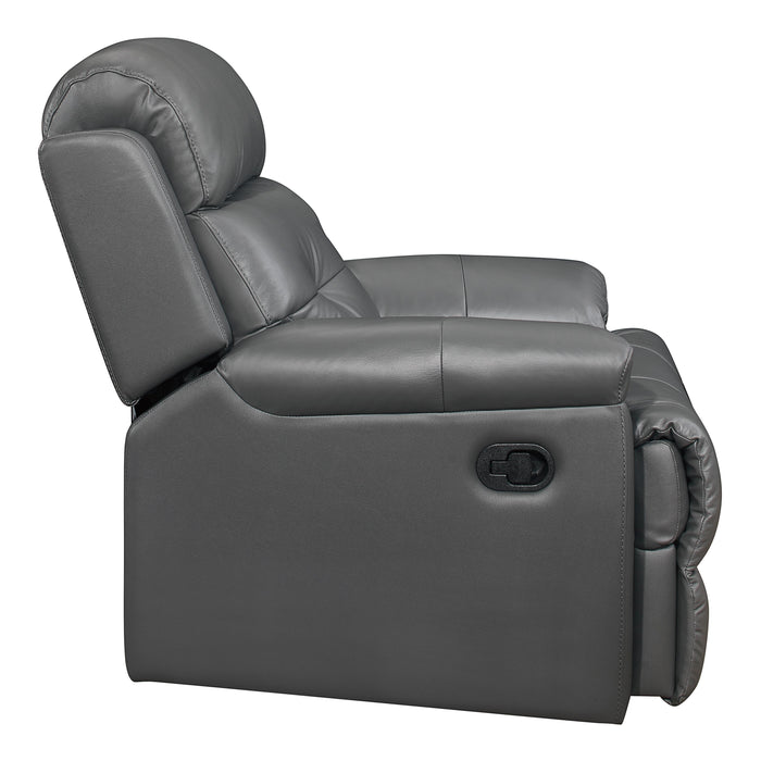 Homelegance Lambent Leather Recliner 9529DGY-1 IMAGE 3