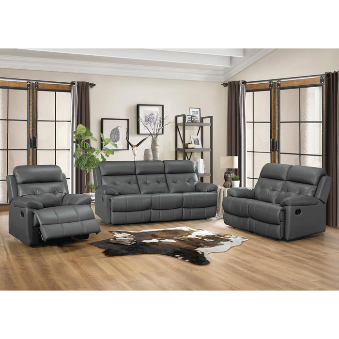 Homelegance Lambent Leather Recliner 9529DGY-1 IMAGE 5