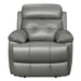 Homelegance Lambent Leather Recliner 9529GRY-1 IMAGE 1