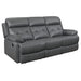 Homelegance Lambent Reclining Leather Sofa 9529DGY-3 IMAGE 2