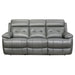 Homelegance Lambent Reclining Leather Sofa 9529GRY-3 IMAGE 1