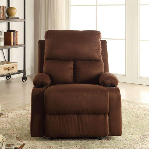 Acme Furniture Rosia Fabric Recliner 59553 IMAGE 2